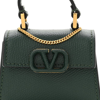 Valentino Garavani Calfskin Micro VSling Top Handle Shoulder Bag  Green 7 of 9