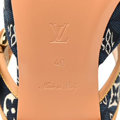 Louis Vuitton Since 1854 Sofia Flat Mule 40 Blue 7 of 9
