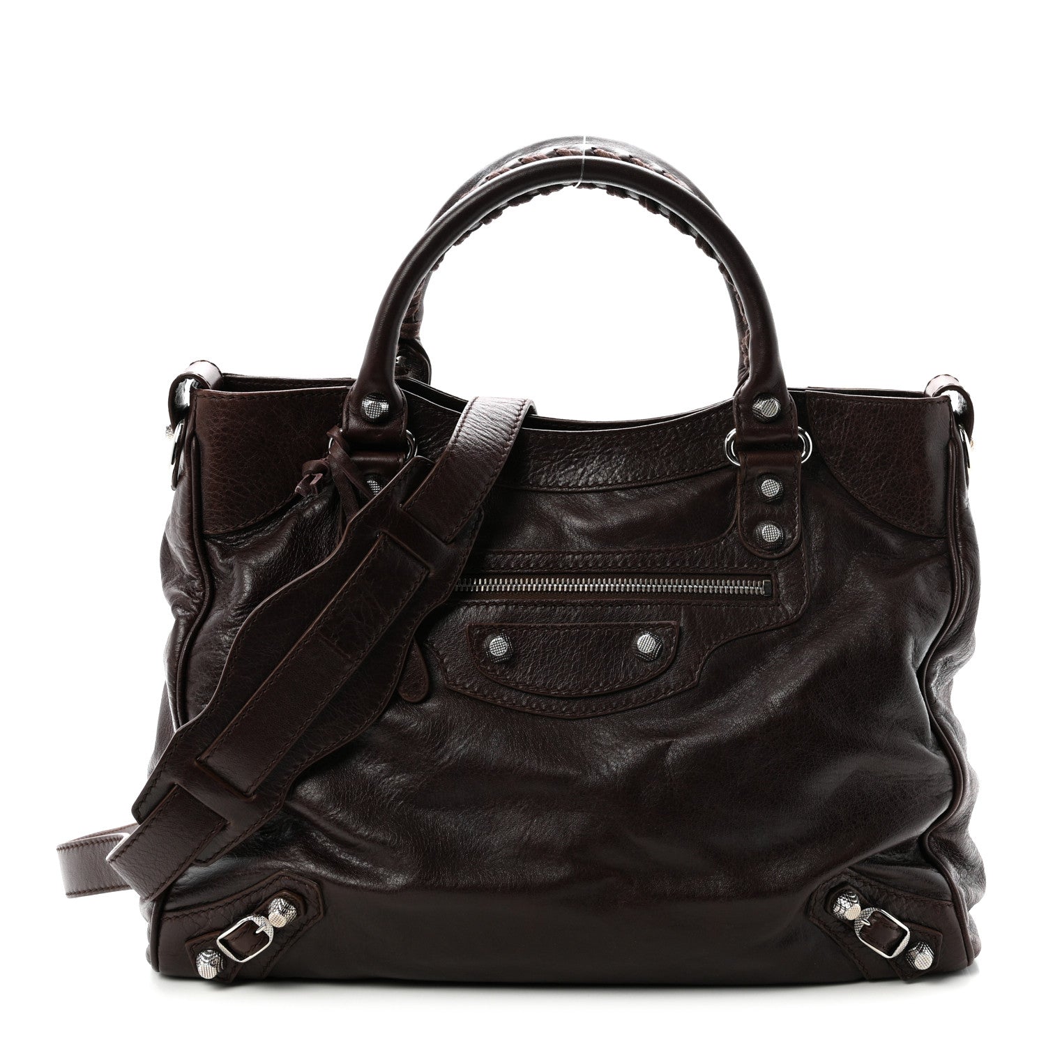 Balenciaga Agneau Giant 12 Silver Hardware Velo Cigare Fonce 1 of 11