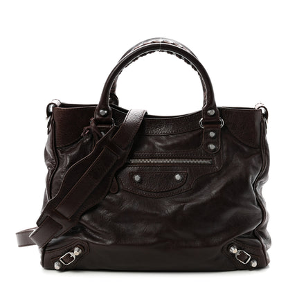 Balenciaga Agneau Giant 12 Silver Hardware Velo Cigare Fonce 1 of 11