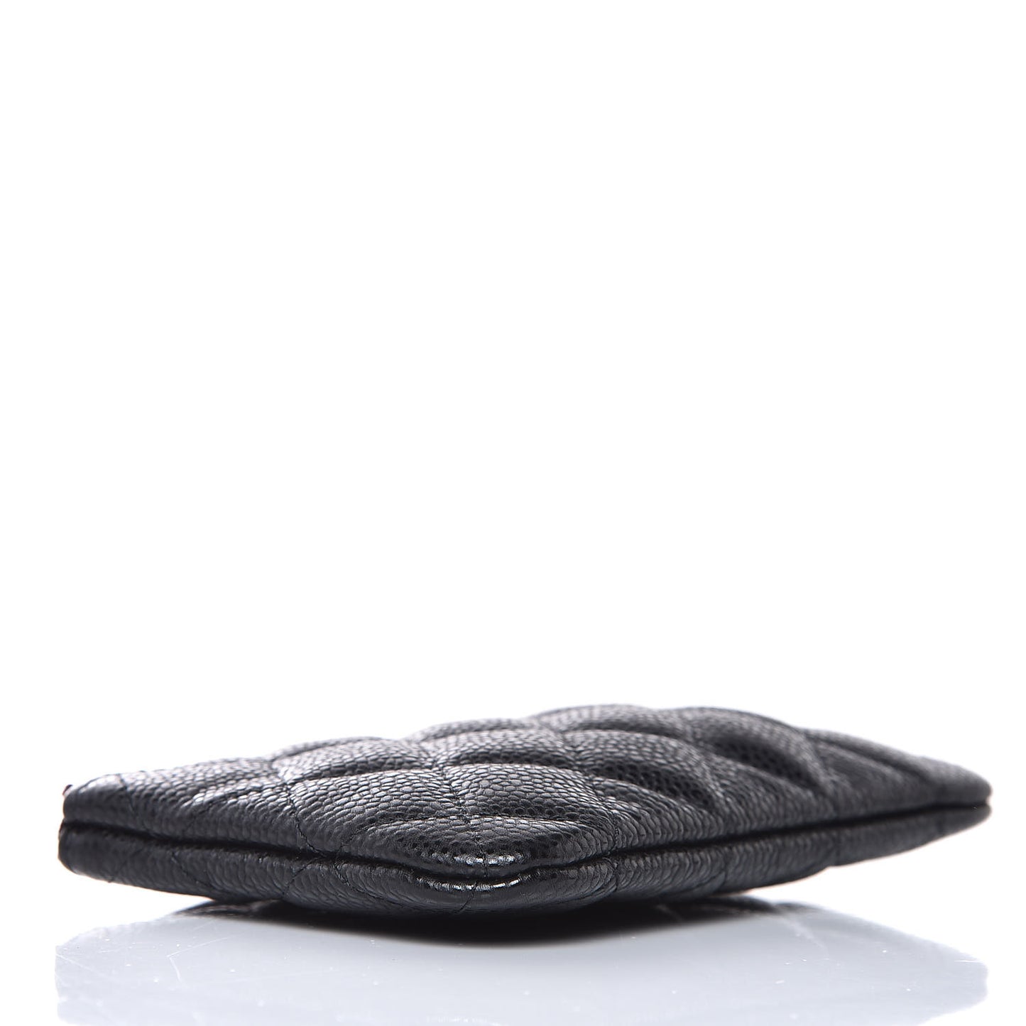 Caviar Quilted Small Cosmetic Case Black