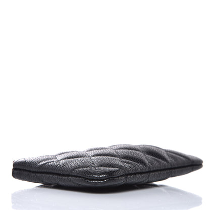 Chanel Caviar Quilted Small Cosmetic Case Black 4 of 7