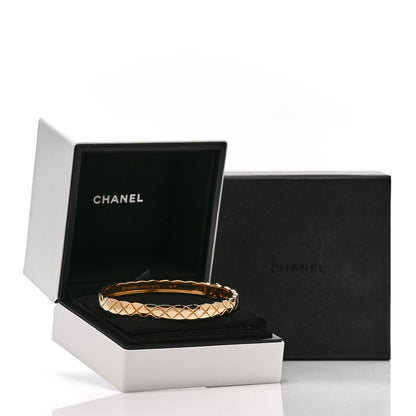 Chanel 18K Yellow Gold Coco Crush Bangle Bracelet M 4 of 4