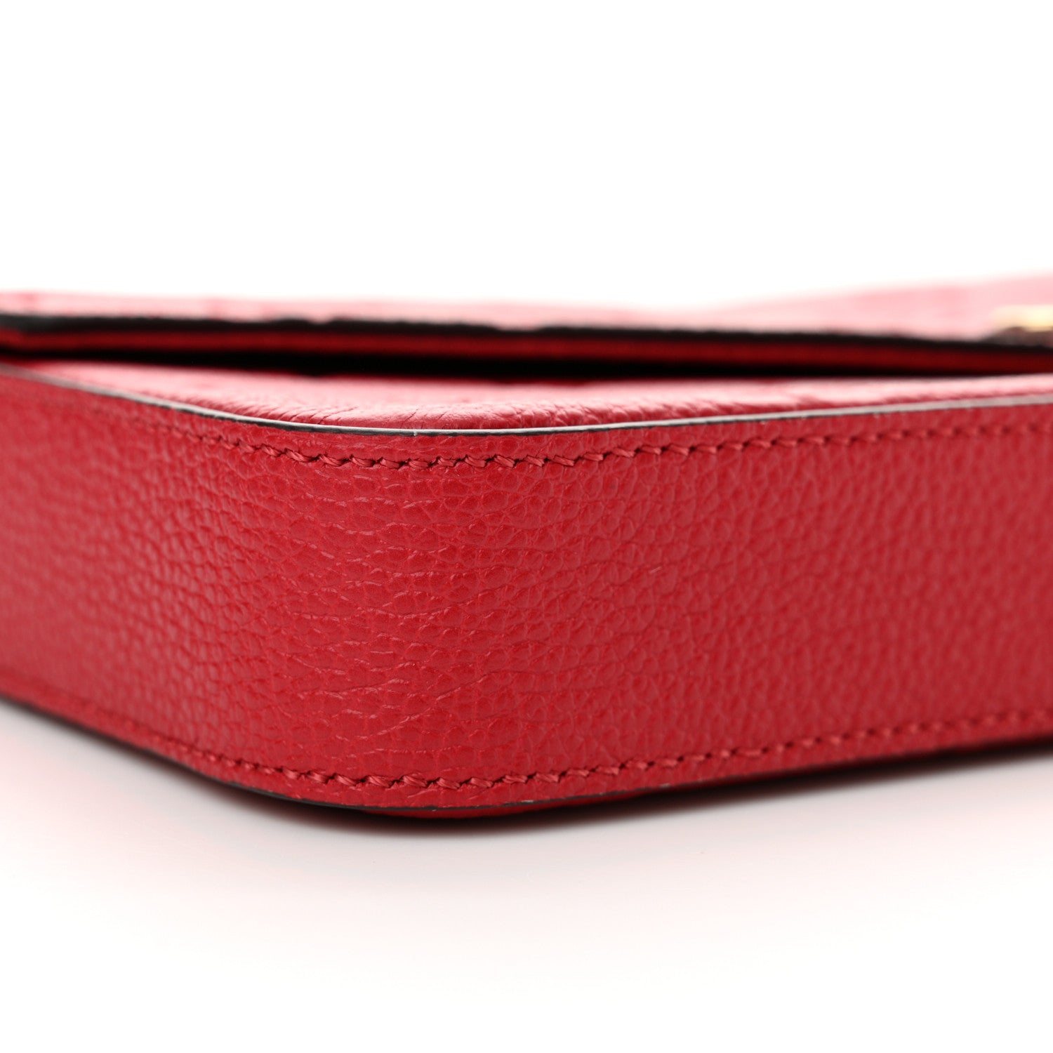 Louis Vuitton Empreinte Pochette Felicie Chain Wallet Scarlet 9 of 11