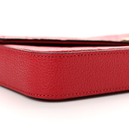 Louis Vuitton Empreinte Pochette Felicie Chain Wallet Scarlet 9 of 11