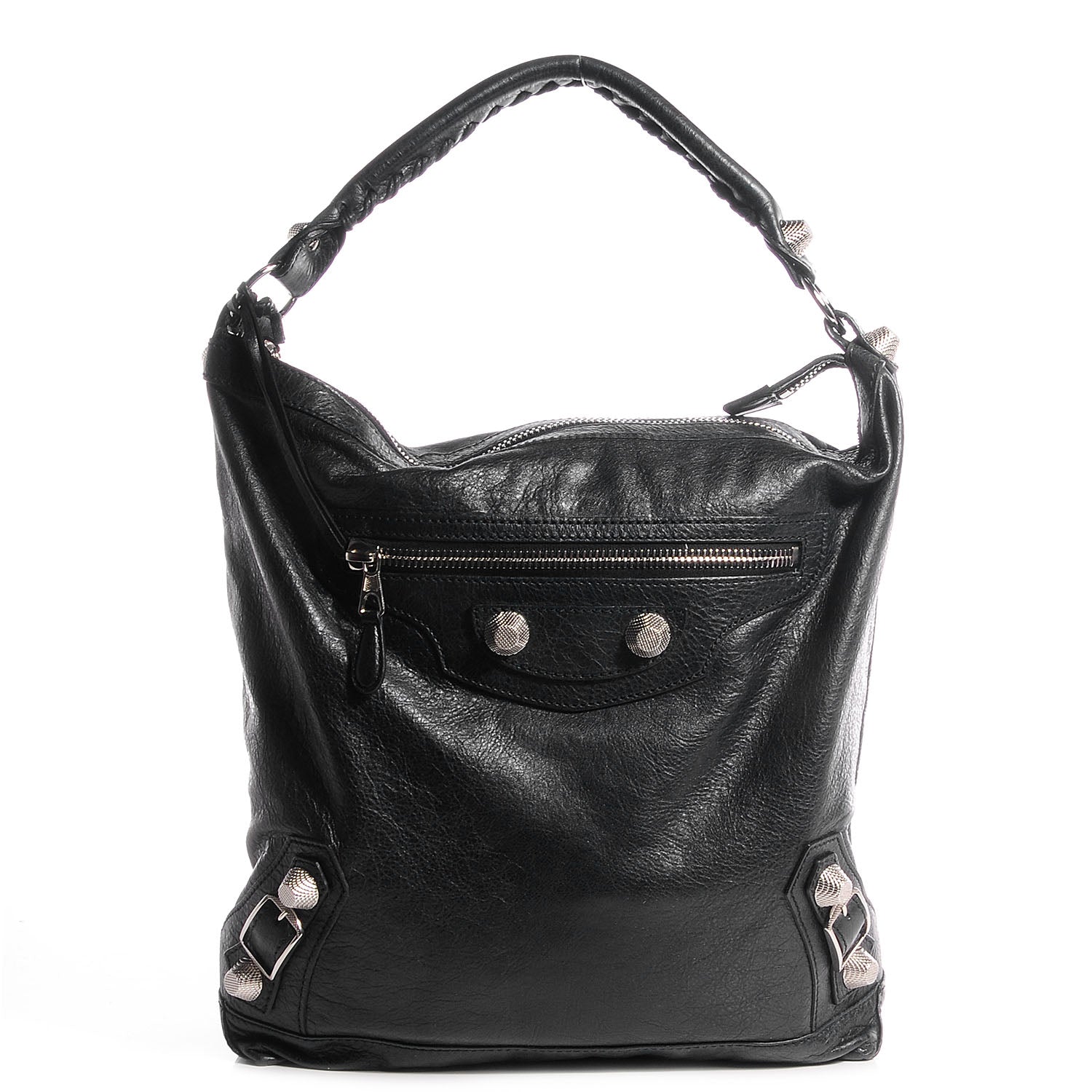 Balenciaga Agneau Giant 21 Silver Hardware Day Hobo Black 1 of 12