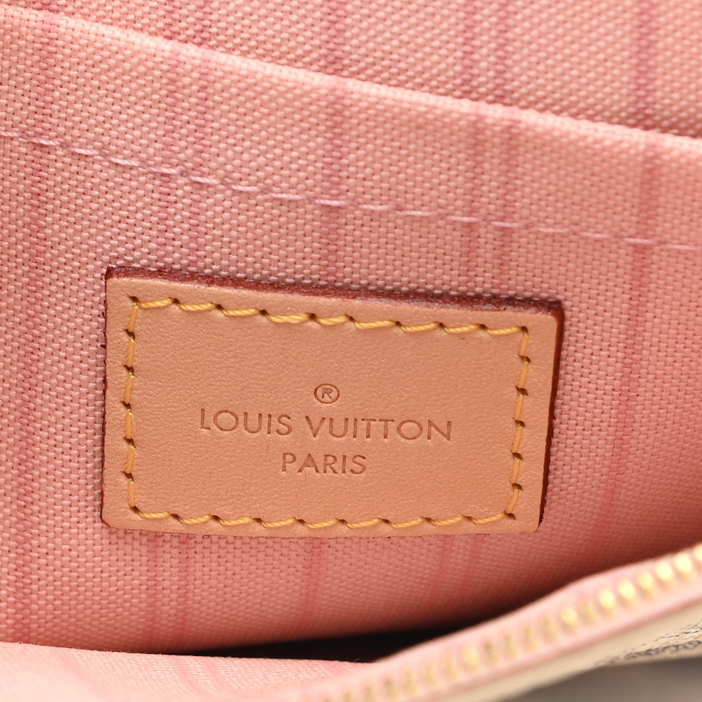 Damier Azur Neverfull MM GM Pochette Rose Ballerine