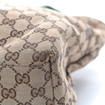 Gucci Monogram Web Large Diaper Tote Brown 16 of 17