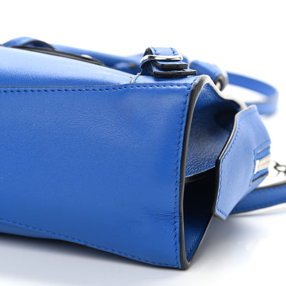 Balenciaga Smooth Calfskin Neo Classic Silver Hardware Mini City Bleu 9 of 9