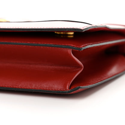 Hermes Box Annie Clutch Shoulder Bag Rouge Vif 9 of 19