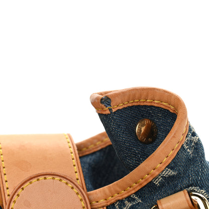 Louis Vuitton Monogram Denim Pleaty Blue 17 of 20