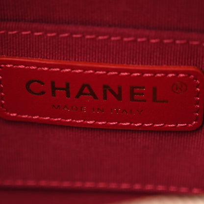 Chanel Lambskin Quilted Chain CC Round Clutch With Chain Black 6 of 10