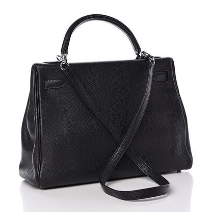 Hermes Togo Kelly Retourne 32 Black 3 of 38