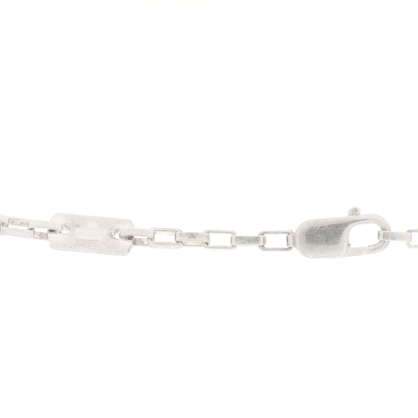 Sterling Silver Icon G Pendant Necklace