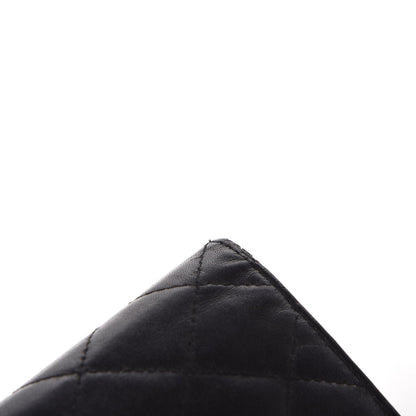 Chanel Calfskin Quilted Cambon Yen Wallet Black 9 of 9
