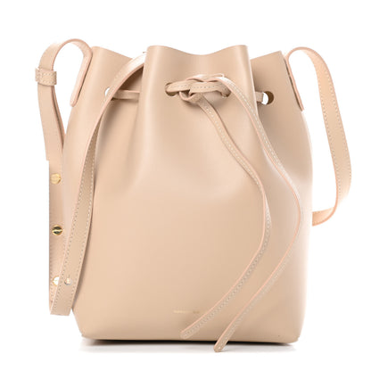 Mansur Gavriel Calfskin Mini Bucket Bag Natural 1 of 10