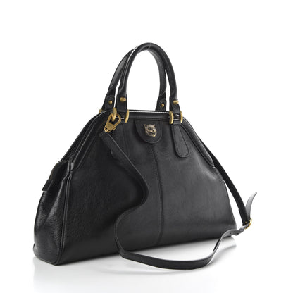 Gucci Calfskin Medium Re(Belle) Top Handle Bag Black 3 of 10