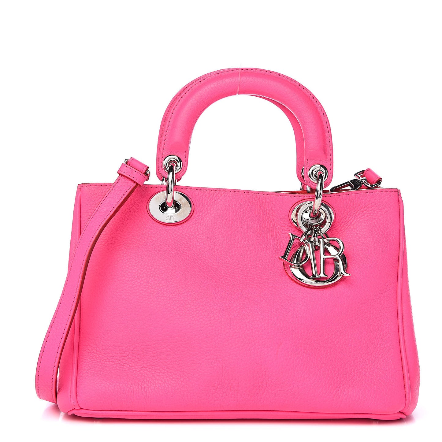Bullcalf Small Diorissimo Tote Coquelicot