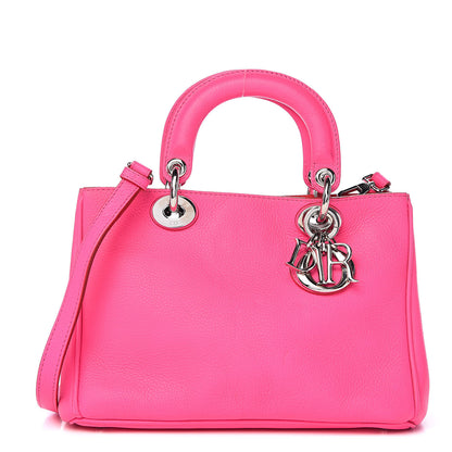 Christian Dior Bullcalf Small Diorissimo Tote Coquelicot 1 of 15