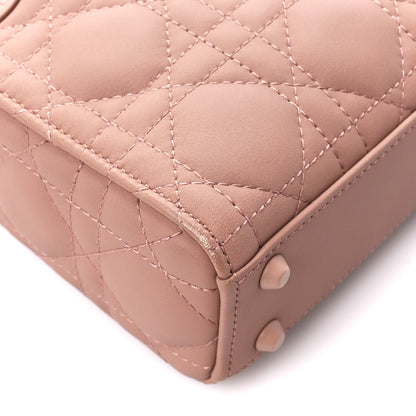 Christian Dior Ultra Matte Calfskin Cannage Micro Lady Dior Beige 9 of 11