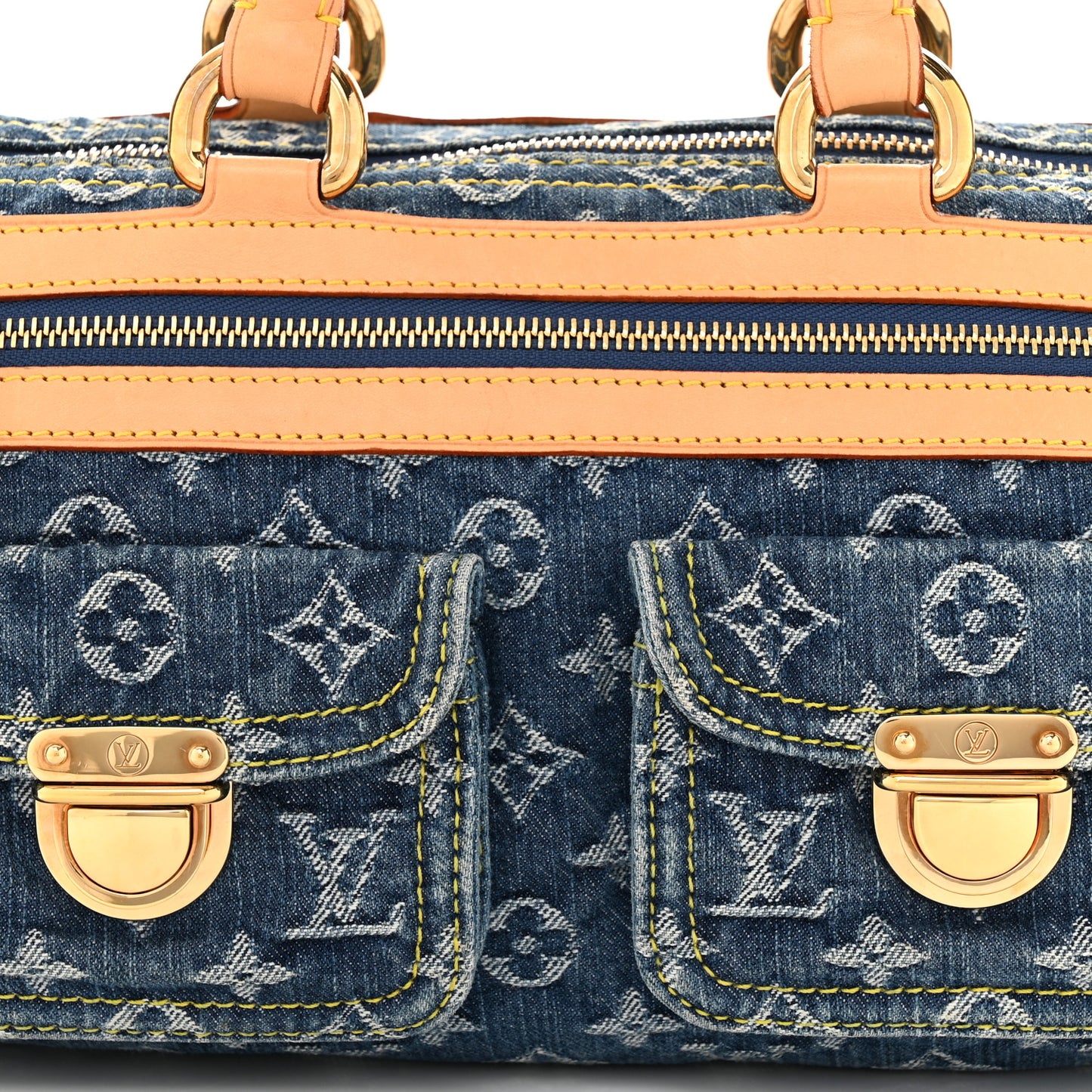 Monogram Denim Neo Speedy Blue