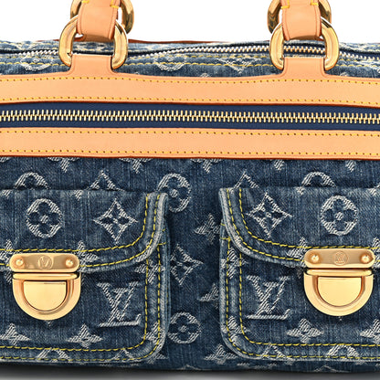 Louis Vuitton Monogram Denim Neo Speedy Blue 7 of 12