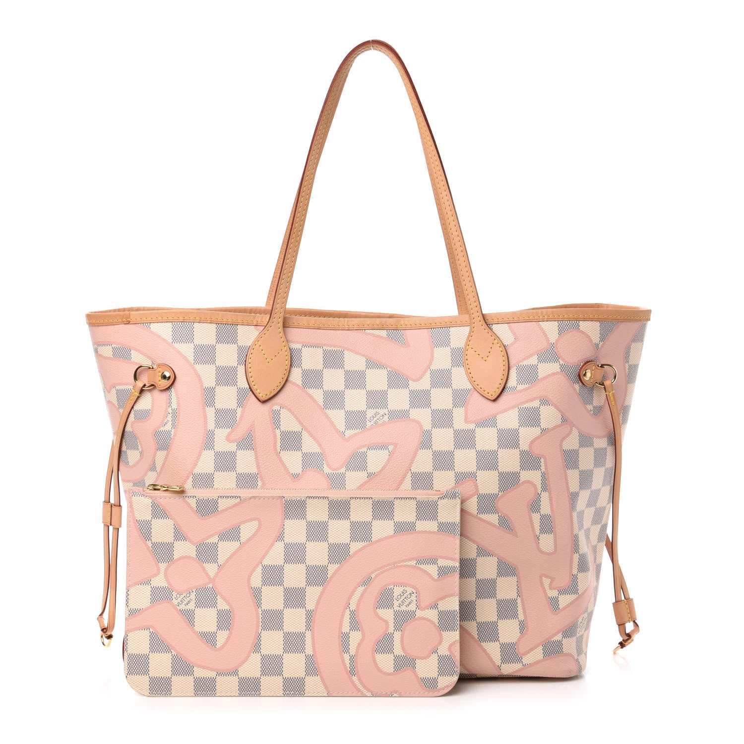 Louis Vuitton Damier Azur Tahitienne Neverfull MM 1 of 11