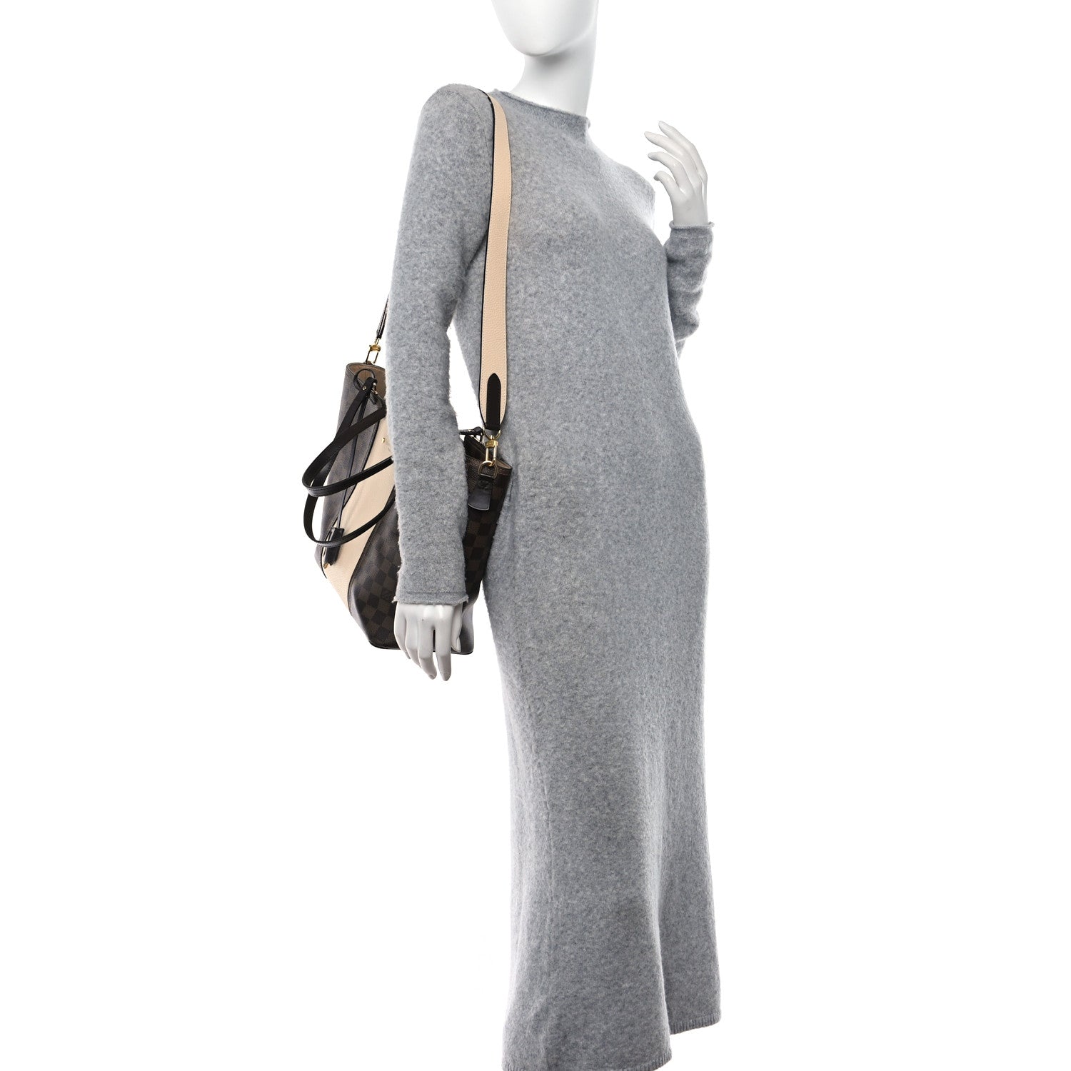 Louis Vuitton Damier Ebene Jersey Creme 2 of 13