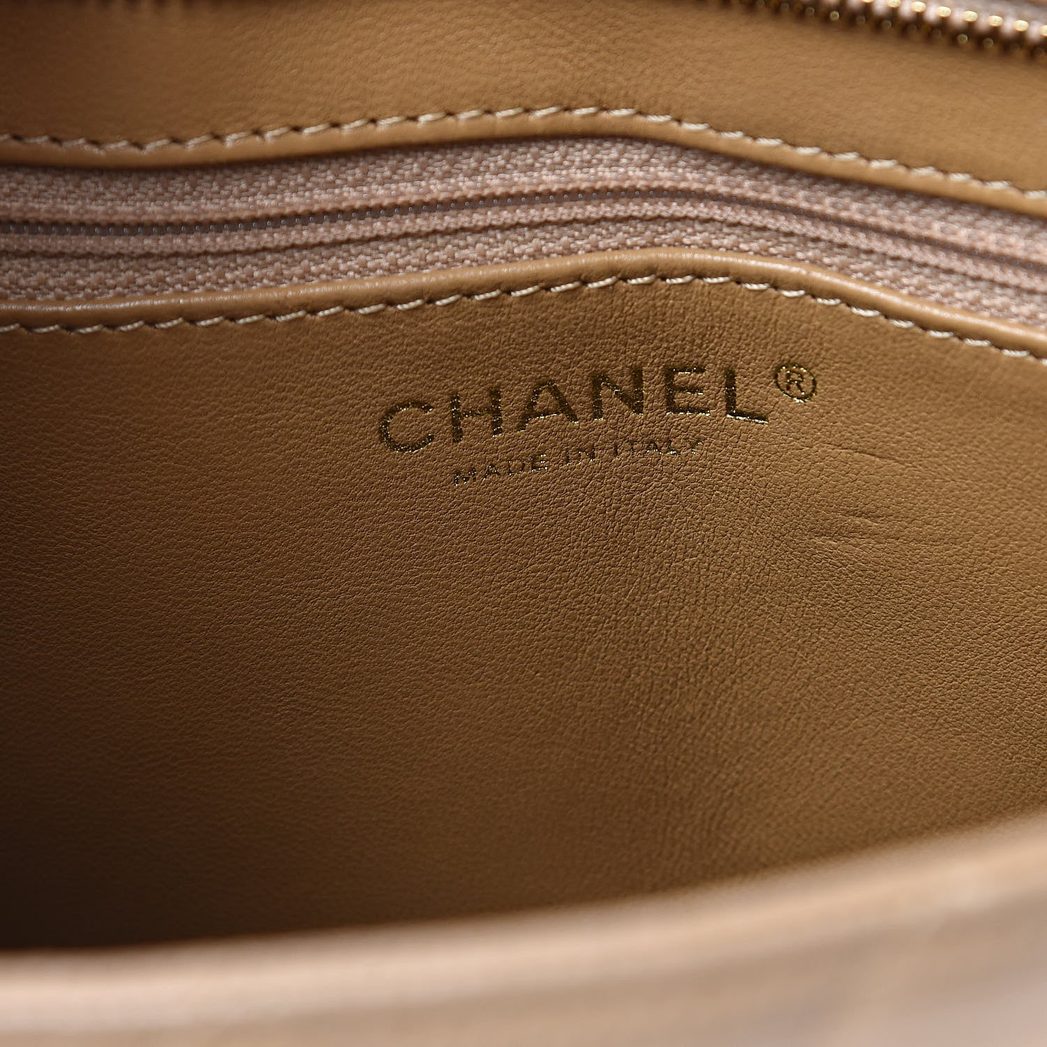Chanel Caviar Quilted Medallion Tote Beige 6 of 16