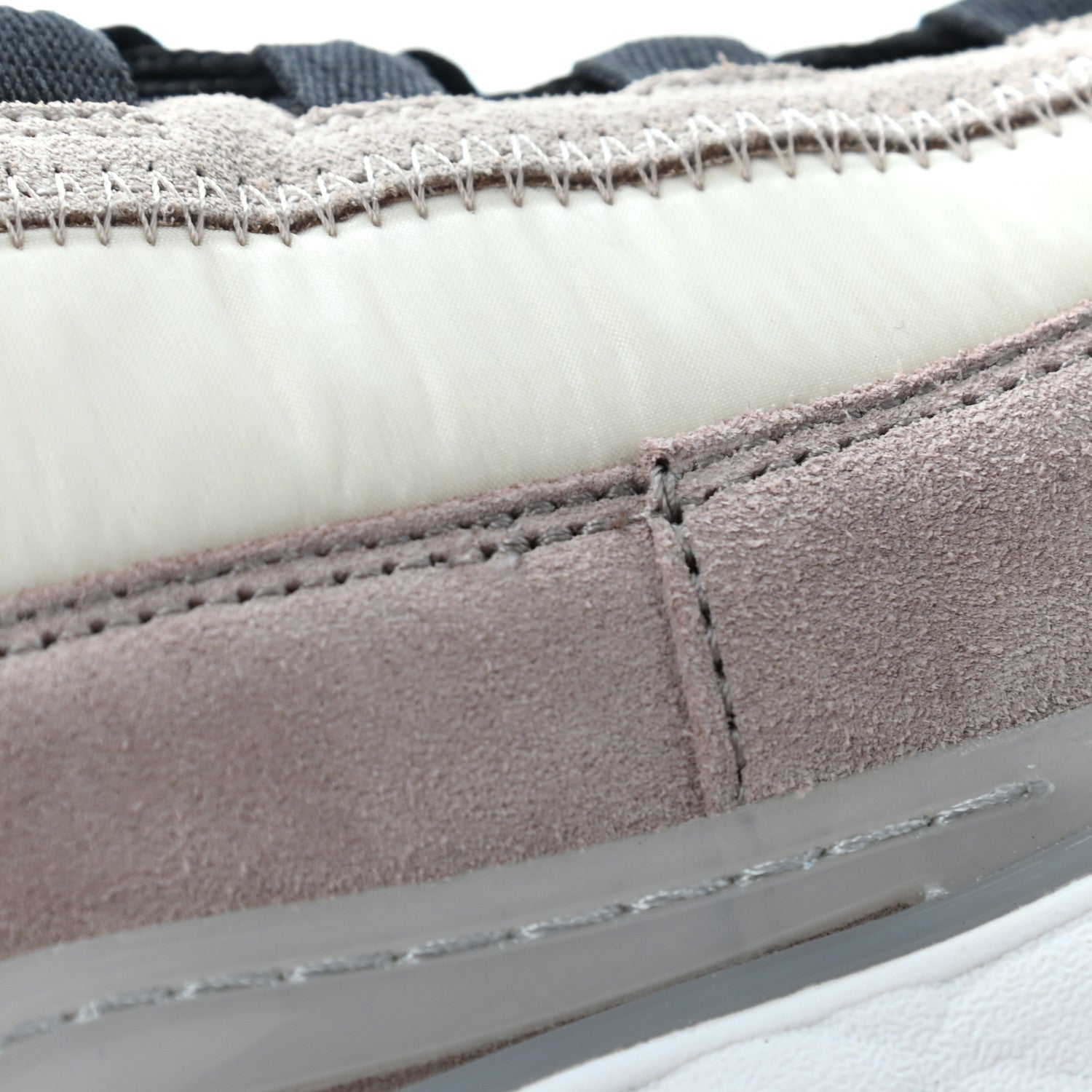 Chanel Suede Calfskin Nylon Grosgrain CC Sneakers 36.5 Beige Pink 12 of 13