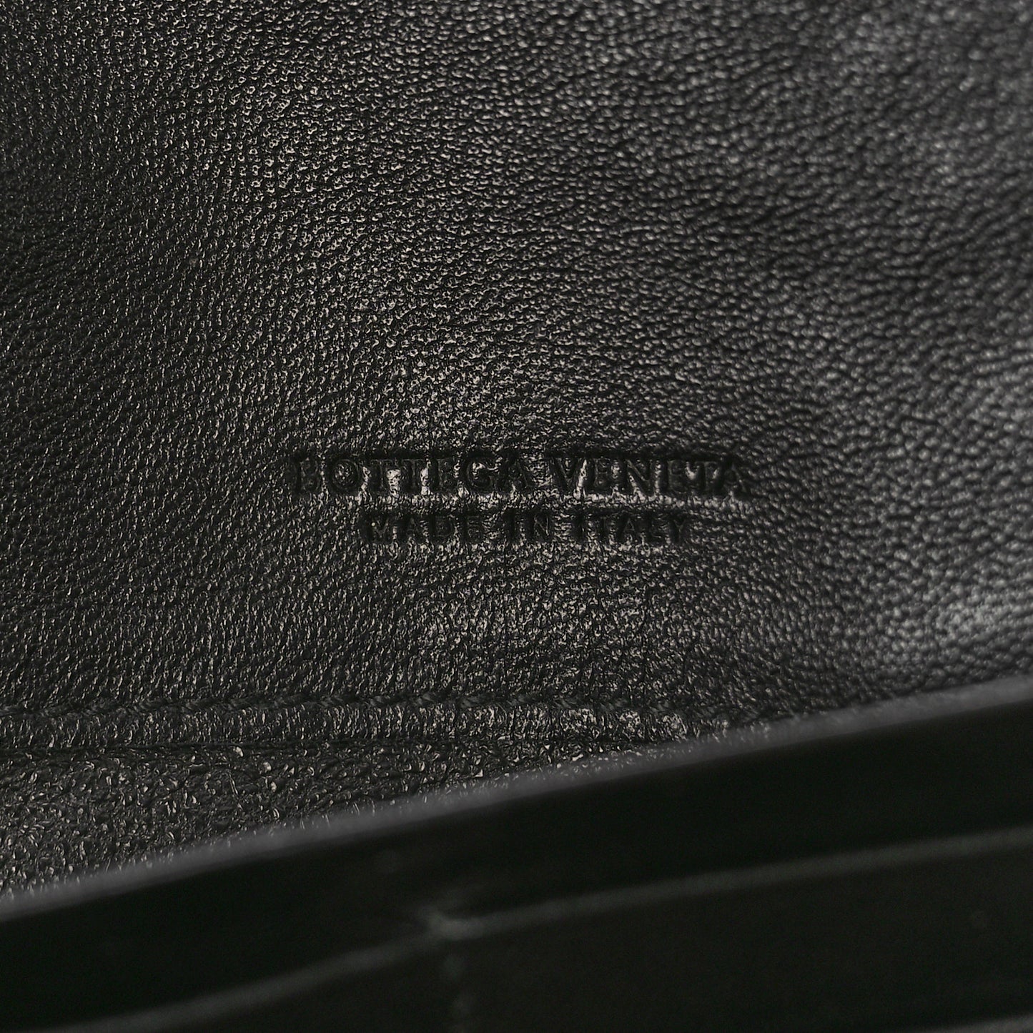 Nappa Intrecciato Continental Flap Wallet Black