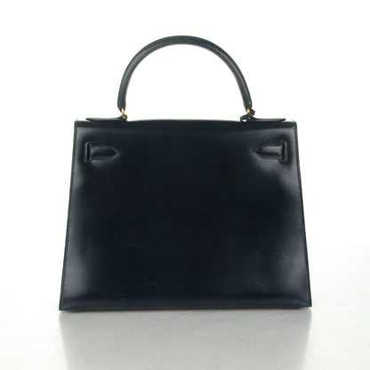 Hermes Box Kelly Sellier 28 Bleu Marine 4 of 25