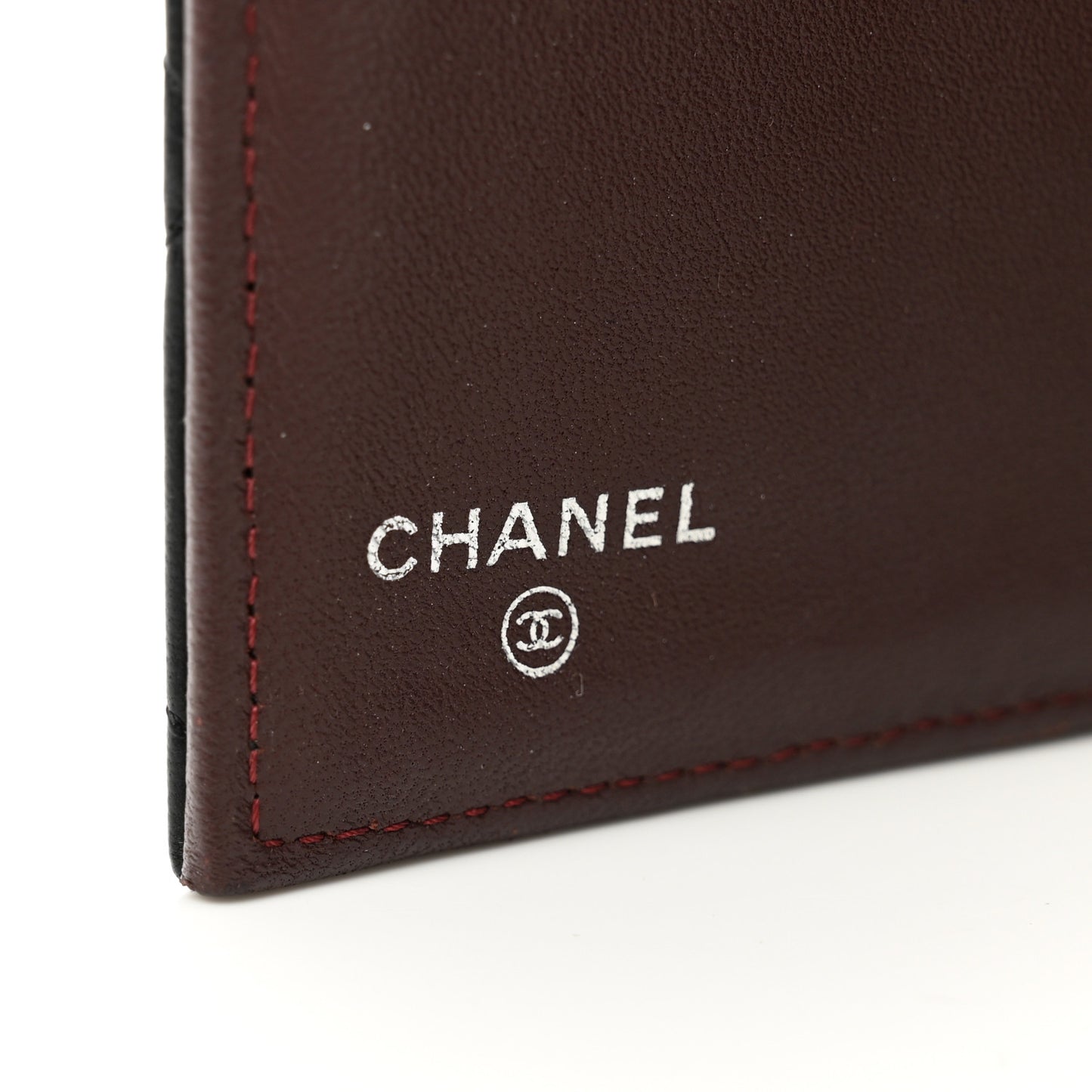 Lambskin Quilted Large Gusset Flap Wallet Black