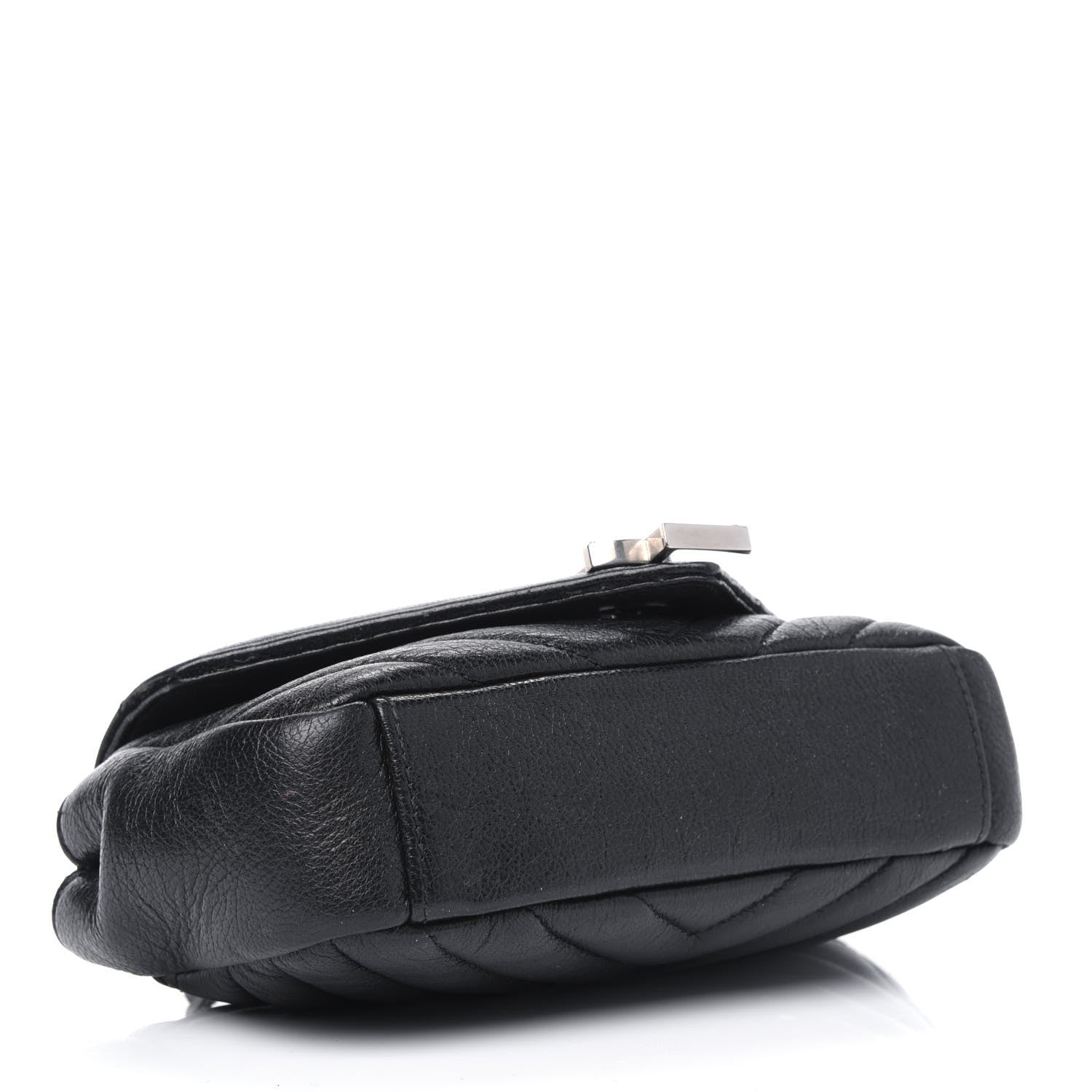 Saint Laurent Calfskin Matelasse Monogram Classic Baby Punk Chain Bag Black 3 of 11