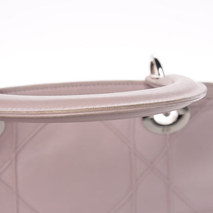 Christian Dior Lambskin Cannage Medium Granville Tote Pink 10 of 28