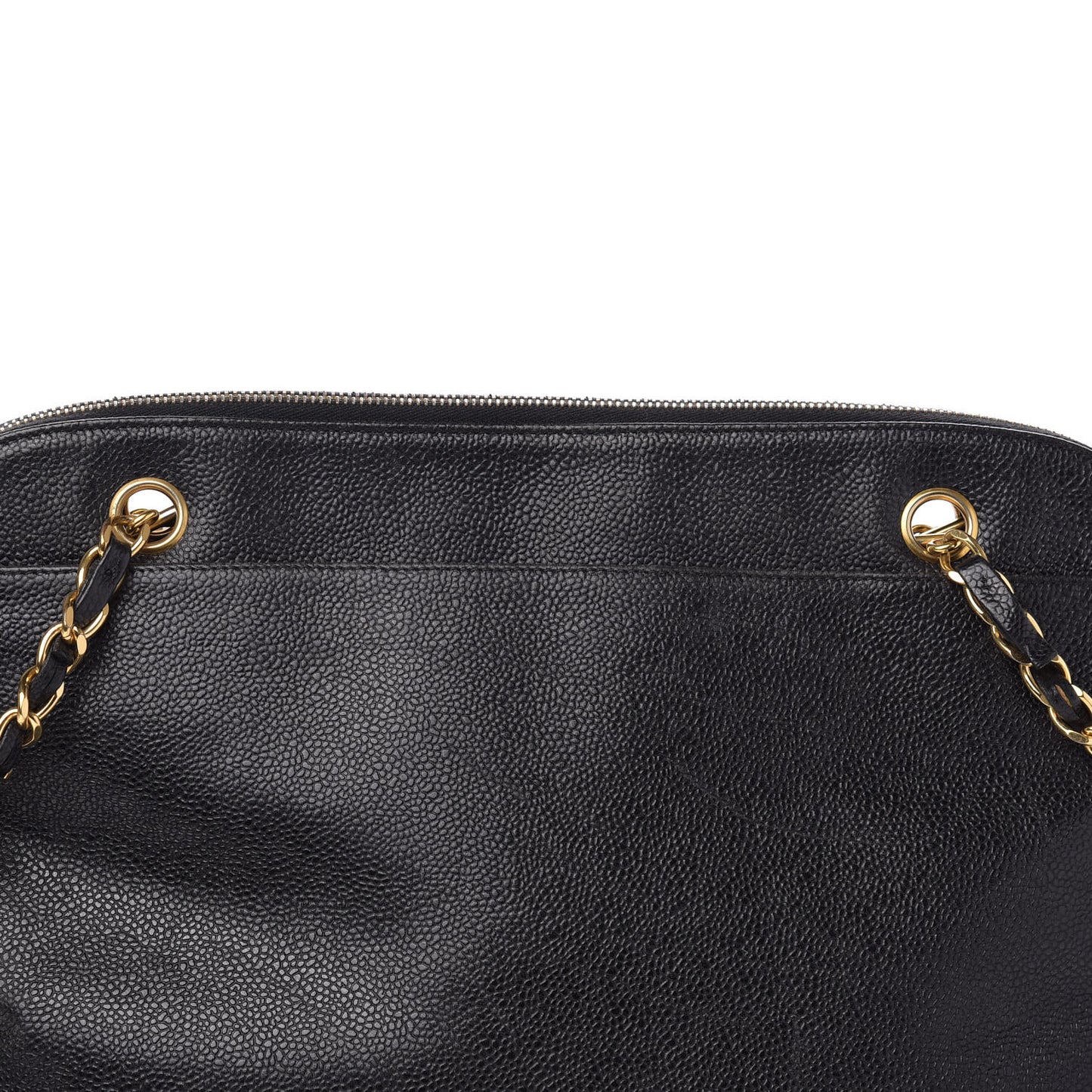 Caviar CC Shoulder Bag Black