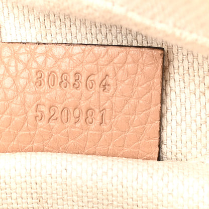 Gucci Pebbled Calfskin Small Soho Disco Bag Camelia 7 of 12