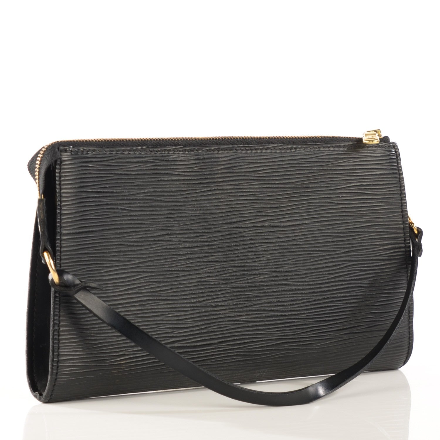 Louis Vuitton Epi Pochette Accessories 24 Black 3 of 7