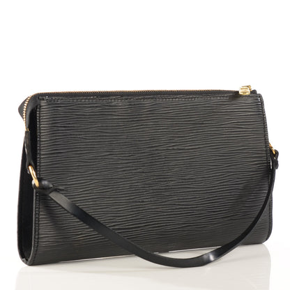 Louis Vuitton Epi Pochette Accessories 24 Black 3 of 7