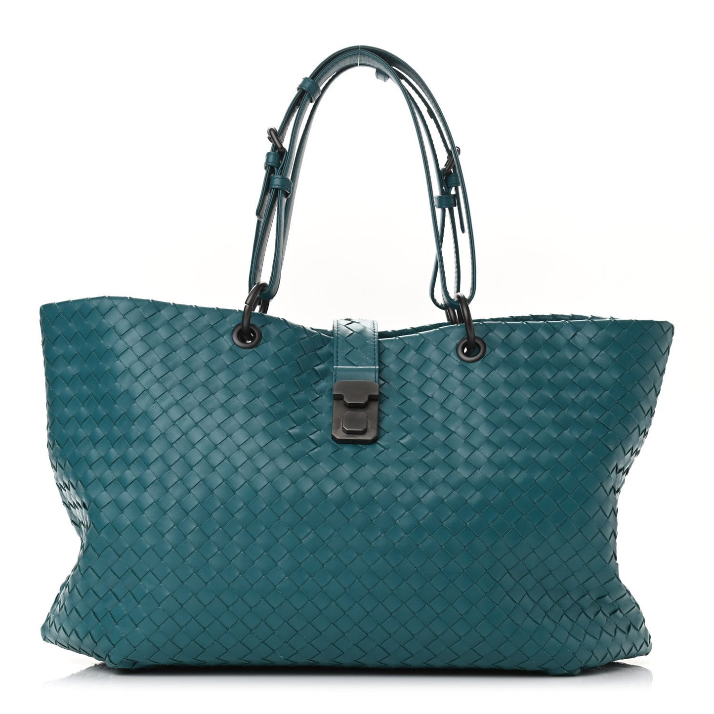 Nappa Intrecciato Large Capri Tote Canard