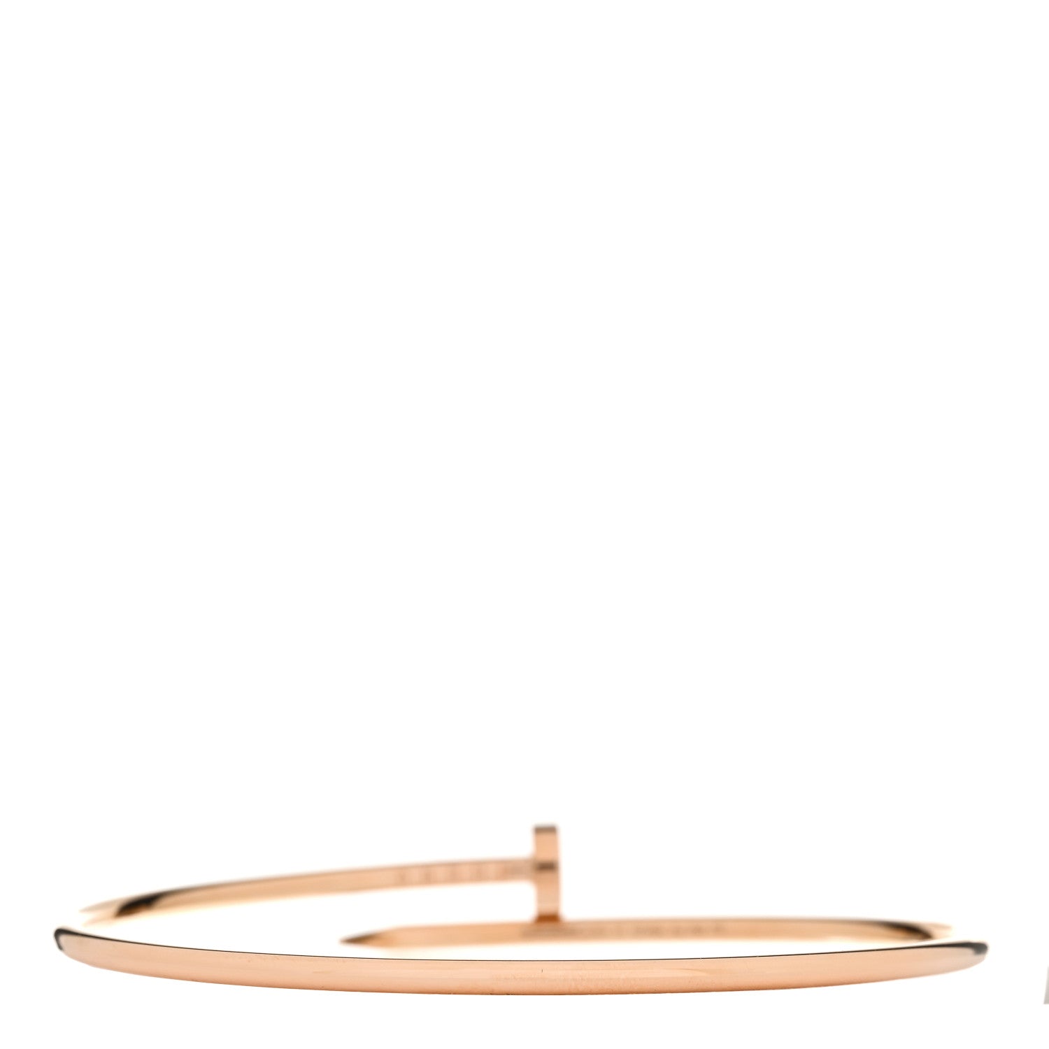 Cartier 18K Pink Gold Small Juste Un Clou Bracelet 19 3 of 6