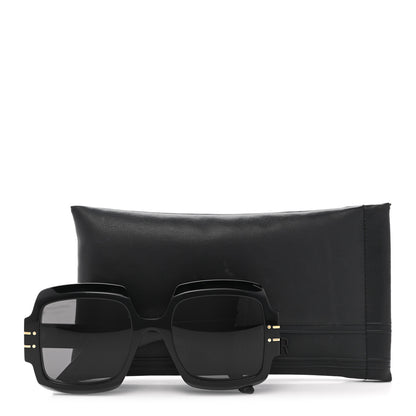 Christian Dior Acetate Diorsignature S1U Square Sunglasses Black 7 of 7