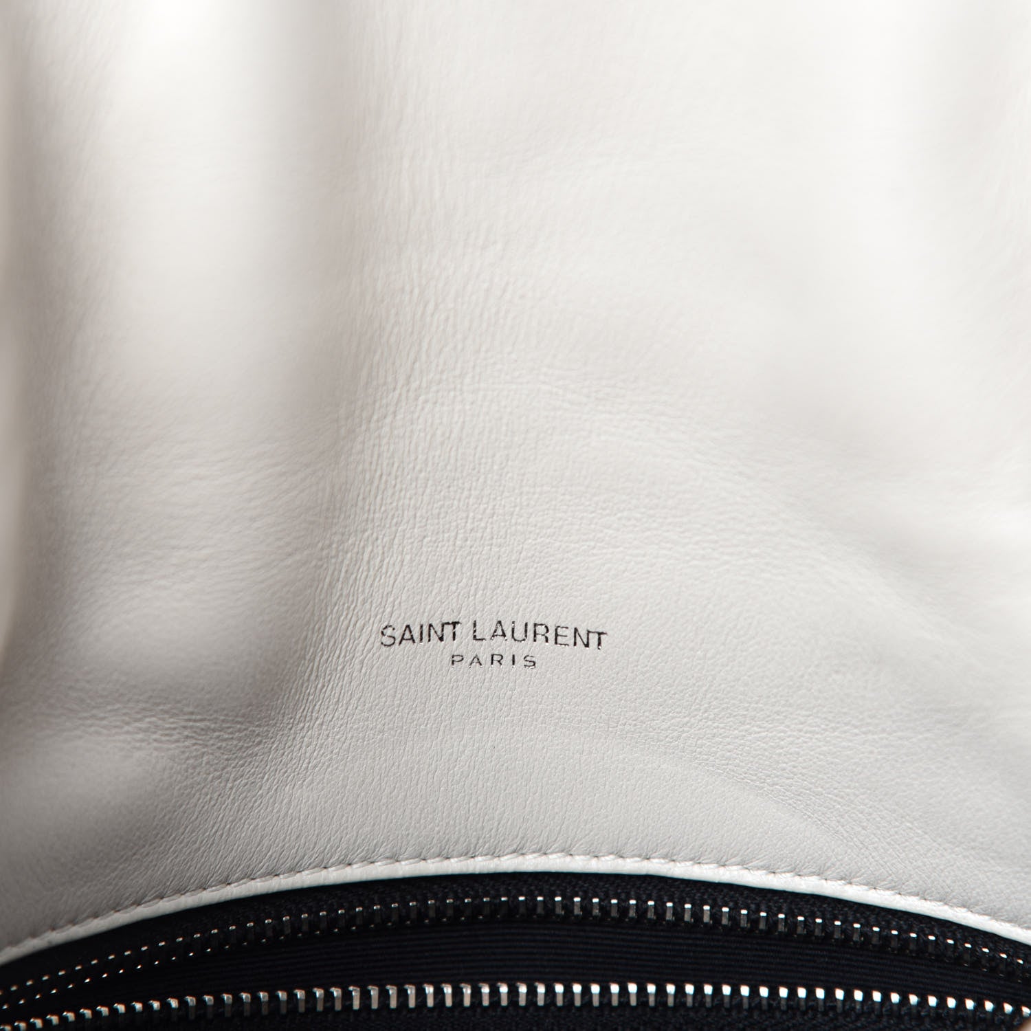 Saint Laurent Lambskin Quilted Toy Loulou Puffer Monogram Chain Satchel Blanc Vintage 9 of 12
