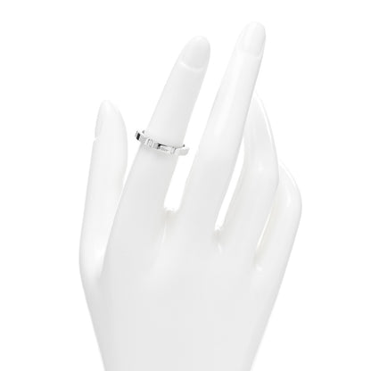 Cartier 18K White Gold Maillon Panthere Wedding Band Ring 51 5.75 2 of 4
