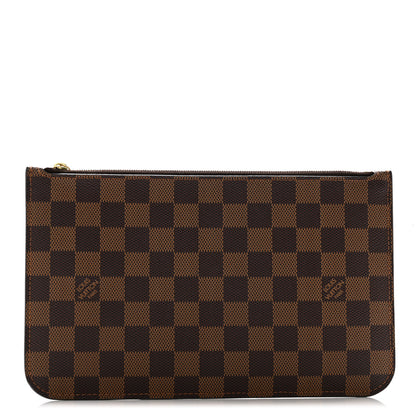 Louis Vuitton Damier Ebene Neverfull MM GM Pochette 1 of 11