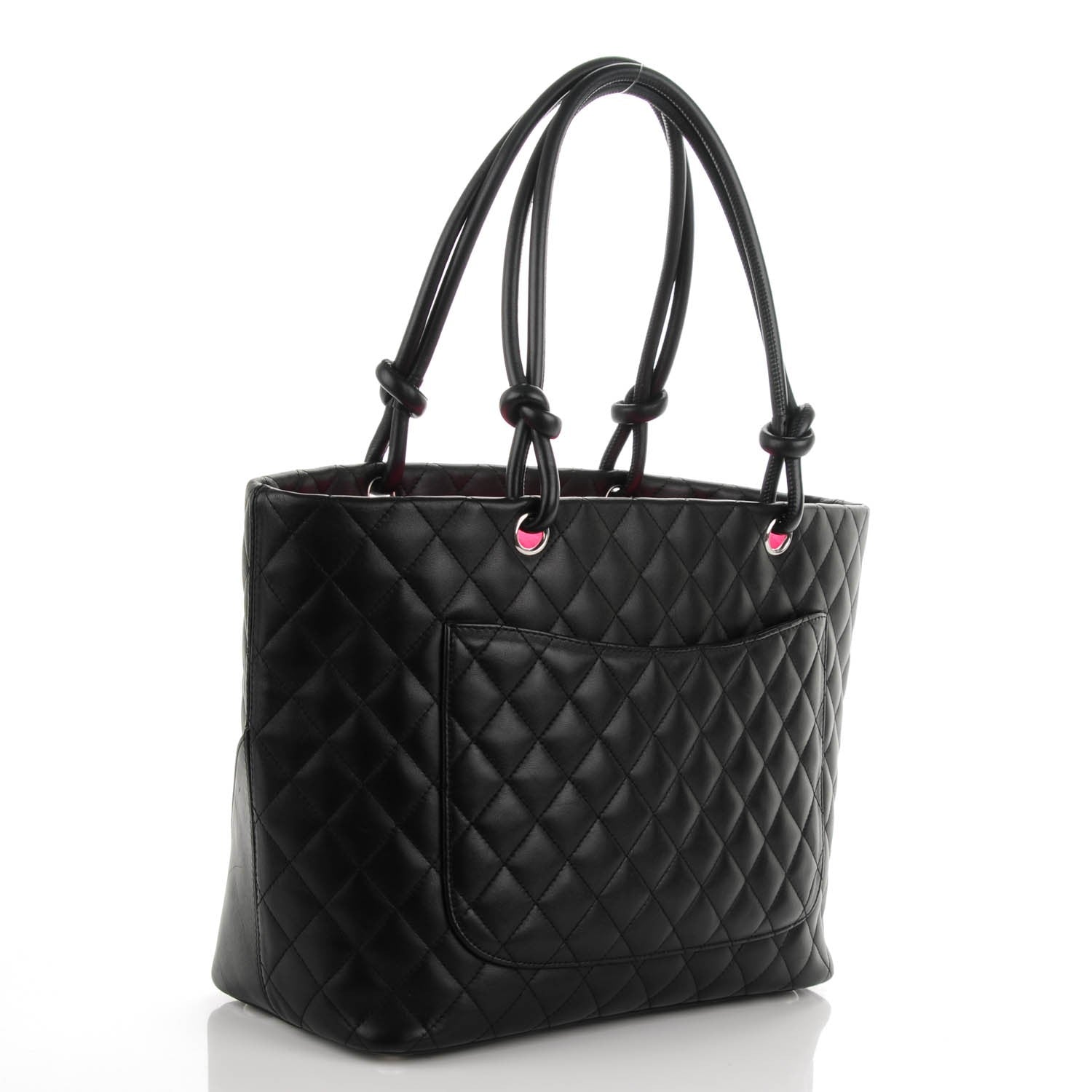 Chanel Calfskin Quilted Large Cambon Tote Black 3 of 7