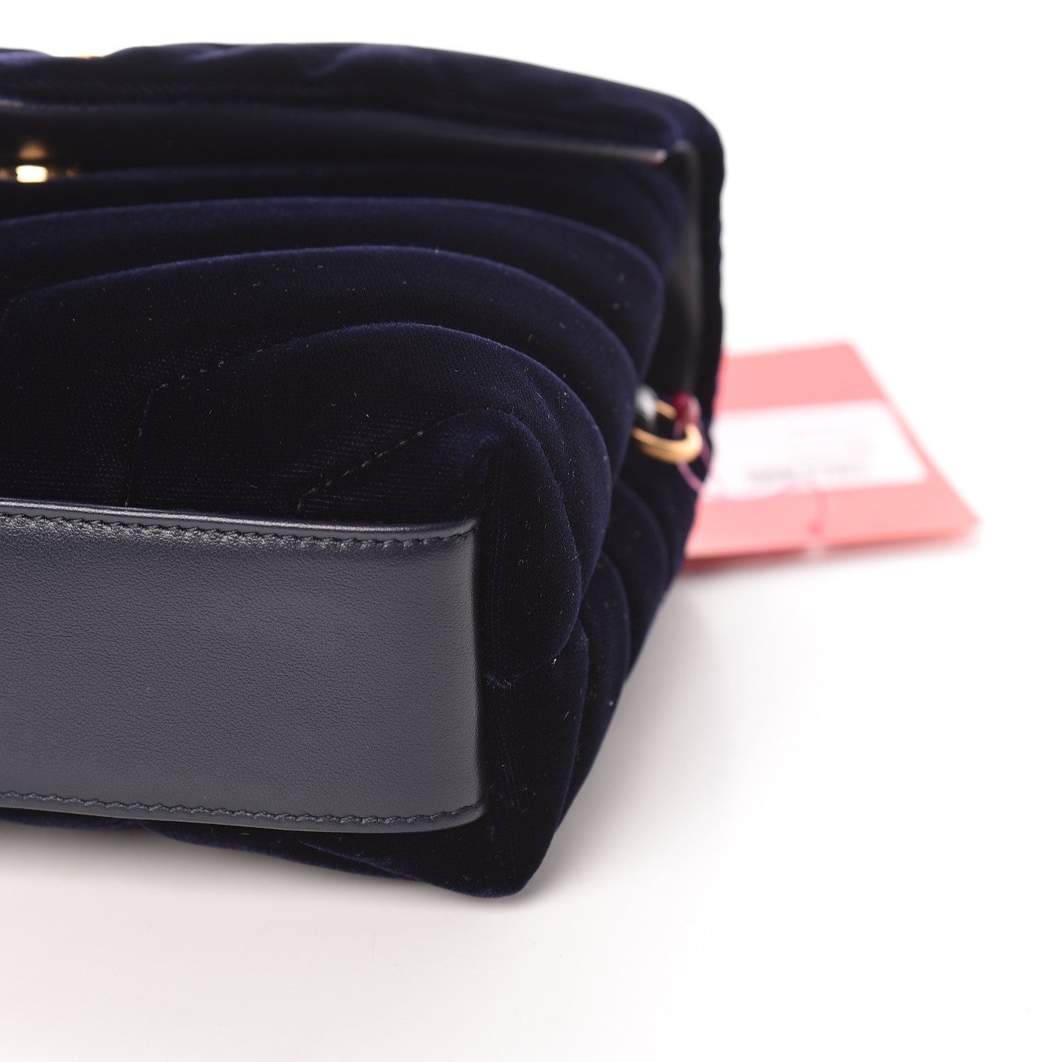 Saint Laurent Velvet Y Quilted Monogram Toy Loulou Crossbody Navy 8 of 10