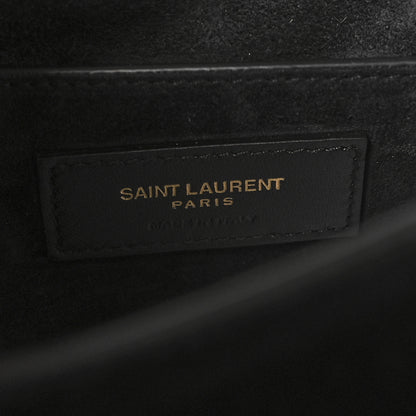 Saint Laurent Calfskin Medium Monogram Sunset Black 6 of 9