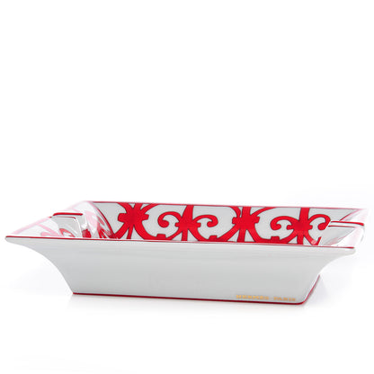 Hermes Porcelain Balcon du Guadalquivir Rectangular Ashtray 2 of 4