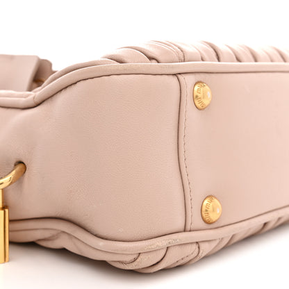 Miu Miu Nappa Matelasse Arcadie Top Handle Bag Cameo Powder Pink 8 of 15
